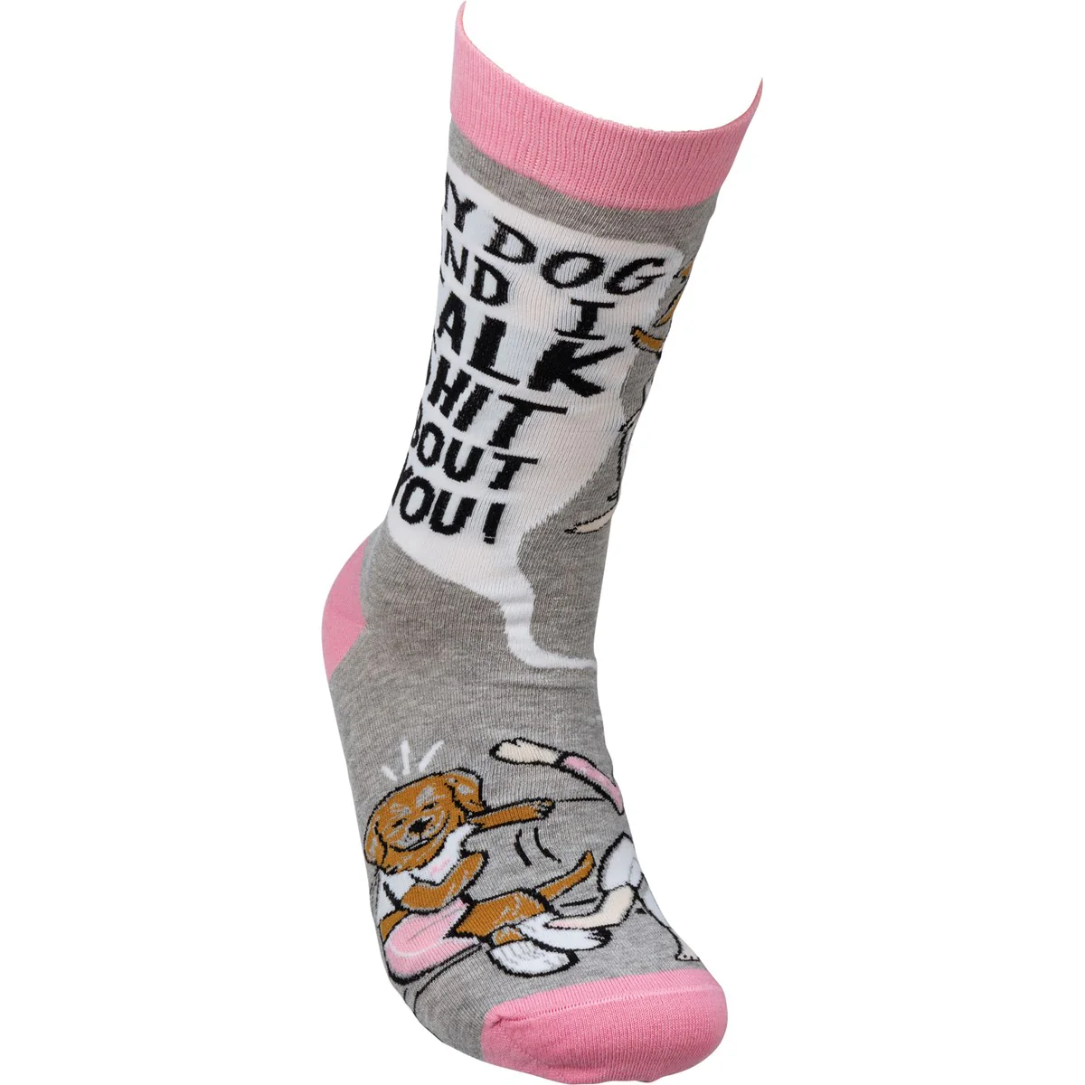 ๐ My Dog And I Talk About You Fun Socks - Image 3
