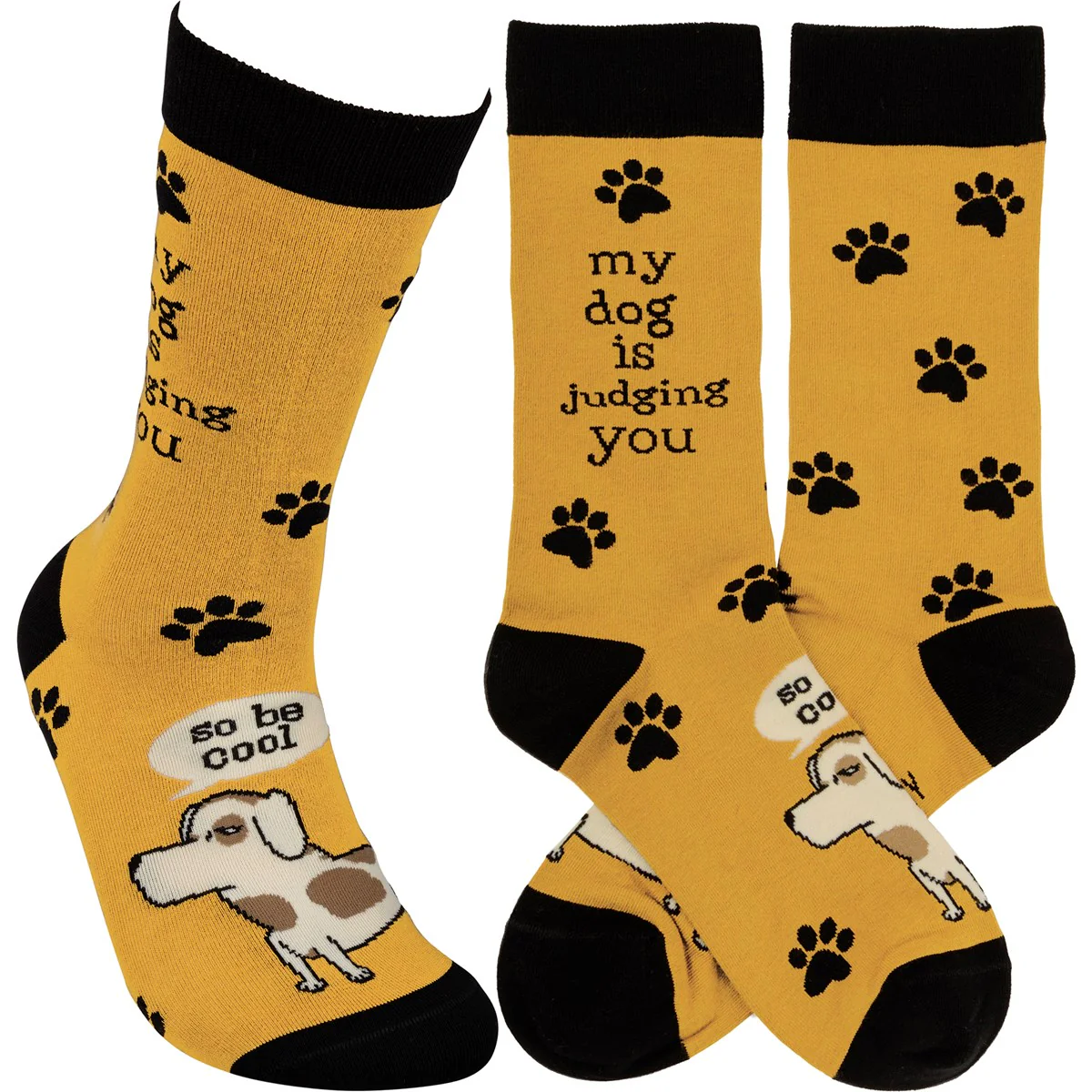 ๐ My Dog Is Judging You Unisex Fun Socks