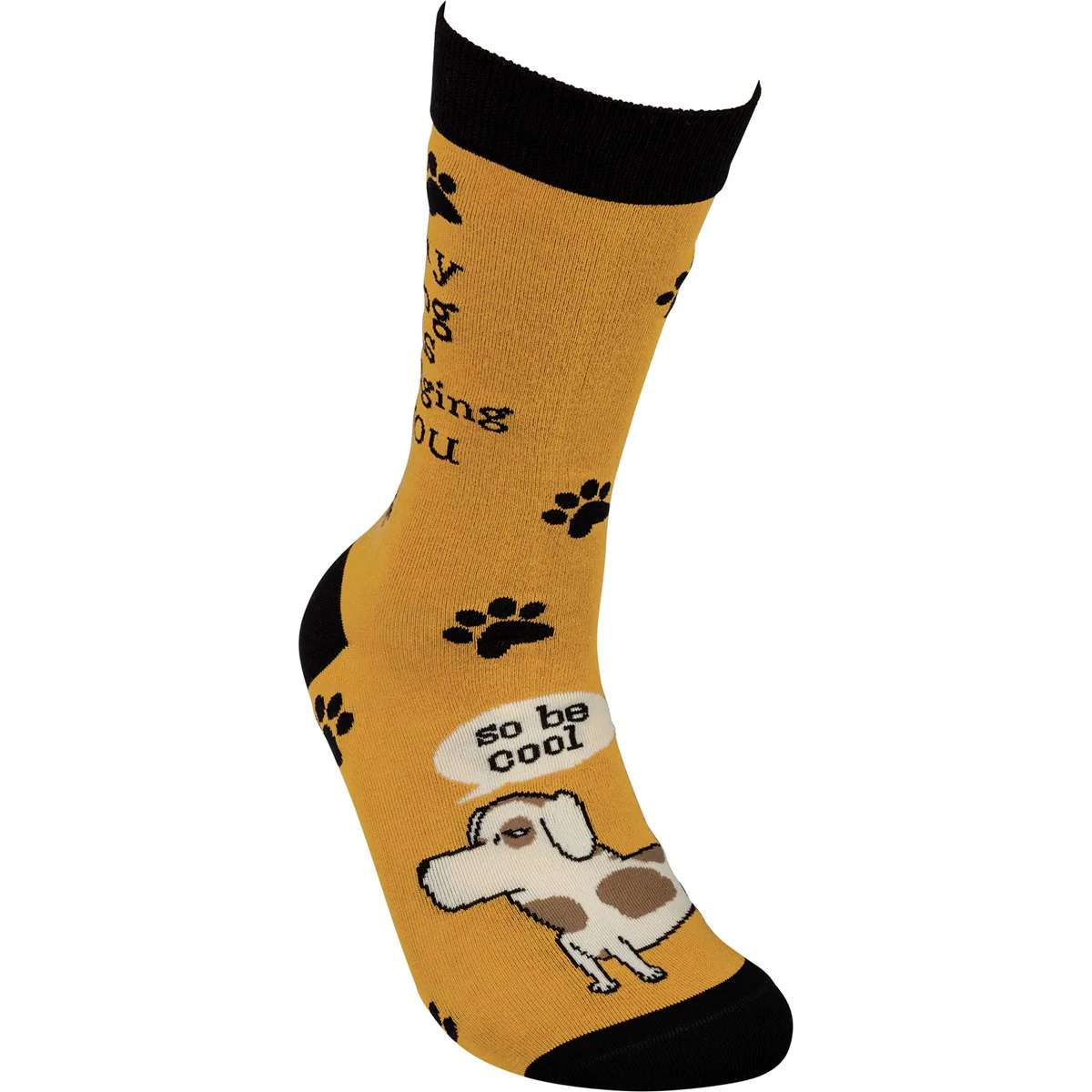 ๐ My Dog Is Judging You Unisex Fun Socks - Image 3
