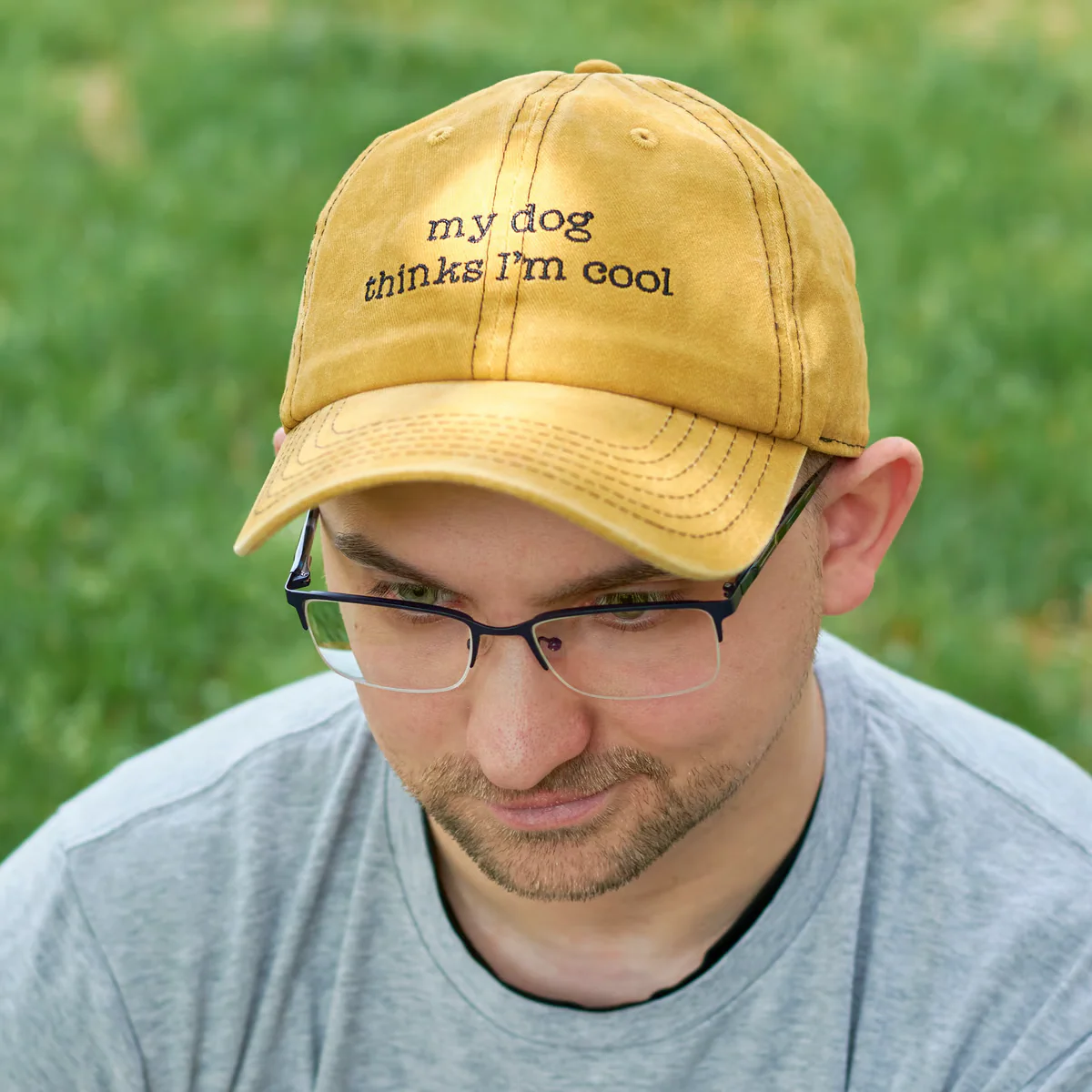 My Dog Thinks I'm Cool Baseball Cap - Image 3