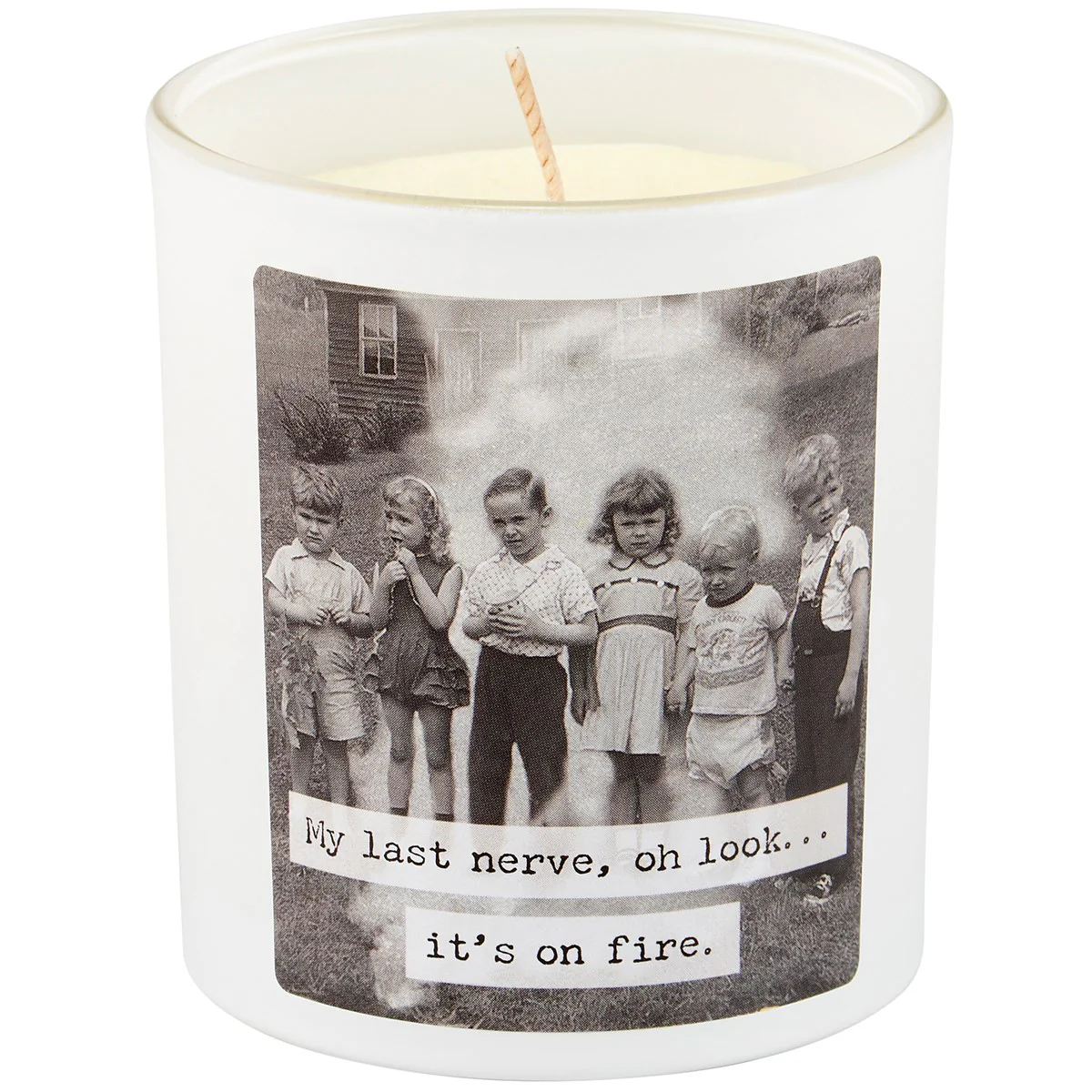 My Last Nerve It's On Fire 8 oz Lavender Jar Candle