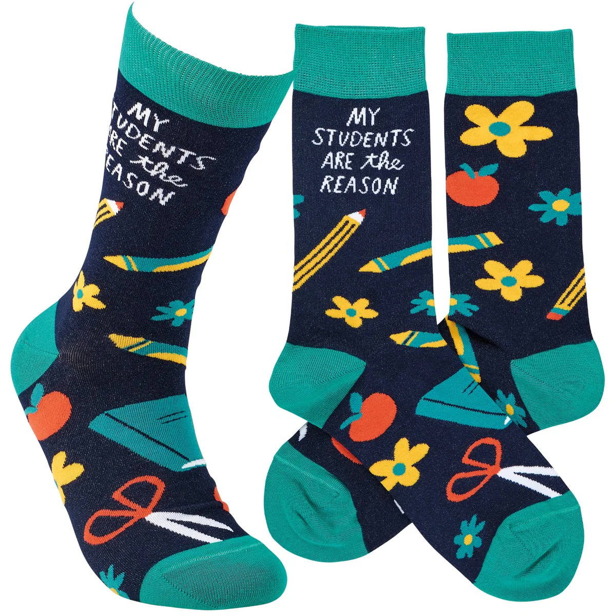 My Students Are The Reason Fun Teacher Socks