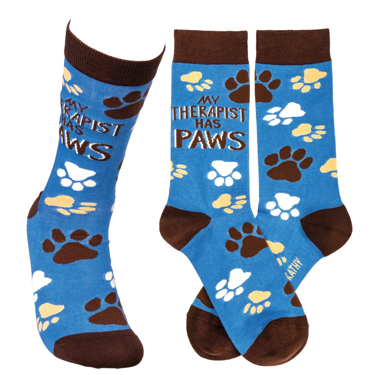 ๐ My Therapist Has Paws Unisex Fun Socks
