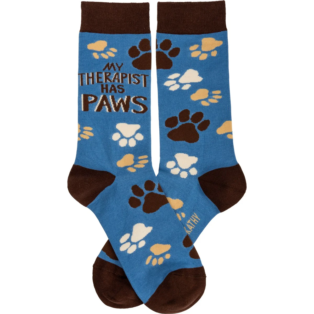 ๐ My Therapist Has Paws Unisex Fun Socks - Image 2
