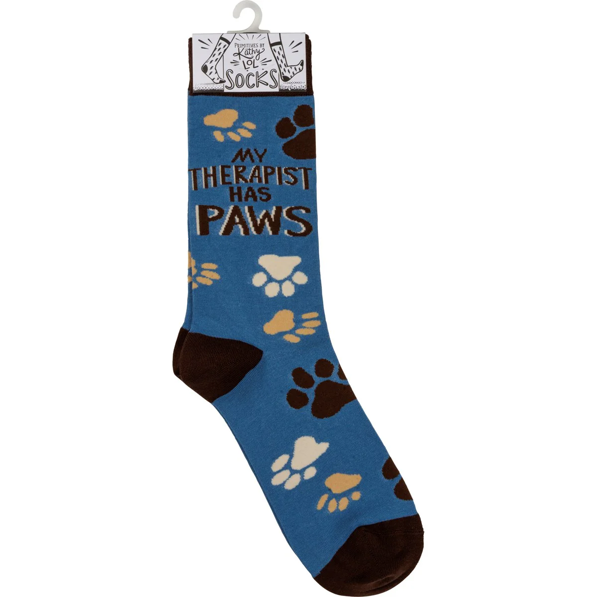 ๐ My Therapist Has Paws Unisex Fun Socks - Image 3