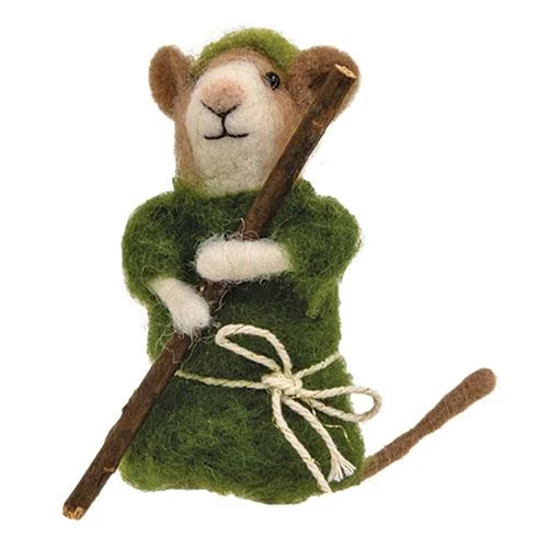 💙 Nativity Mouse Felt Ornaments Mary Joseph and Jesus - Image 3