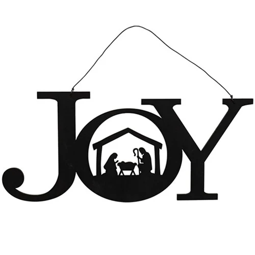 Nativity Silhouette Joy Hanger - Image 2