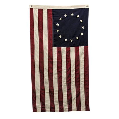 Natural Betsy Ross Flag 32" x 58"