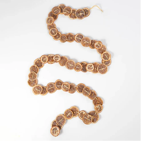 💙 Natural Dried Orange Slices 72" Garland - Image 3