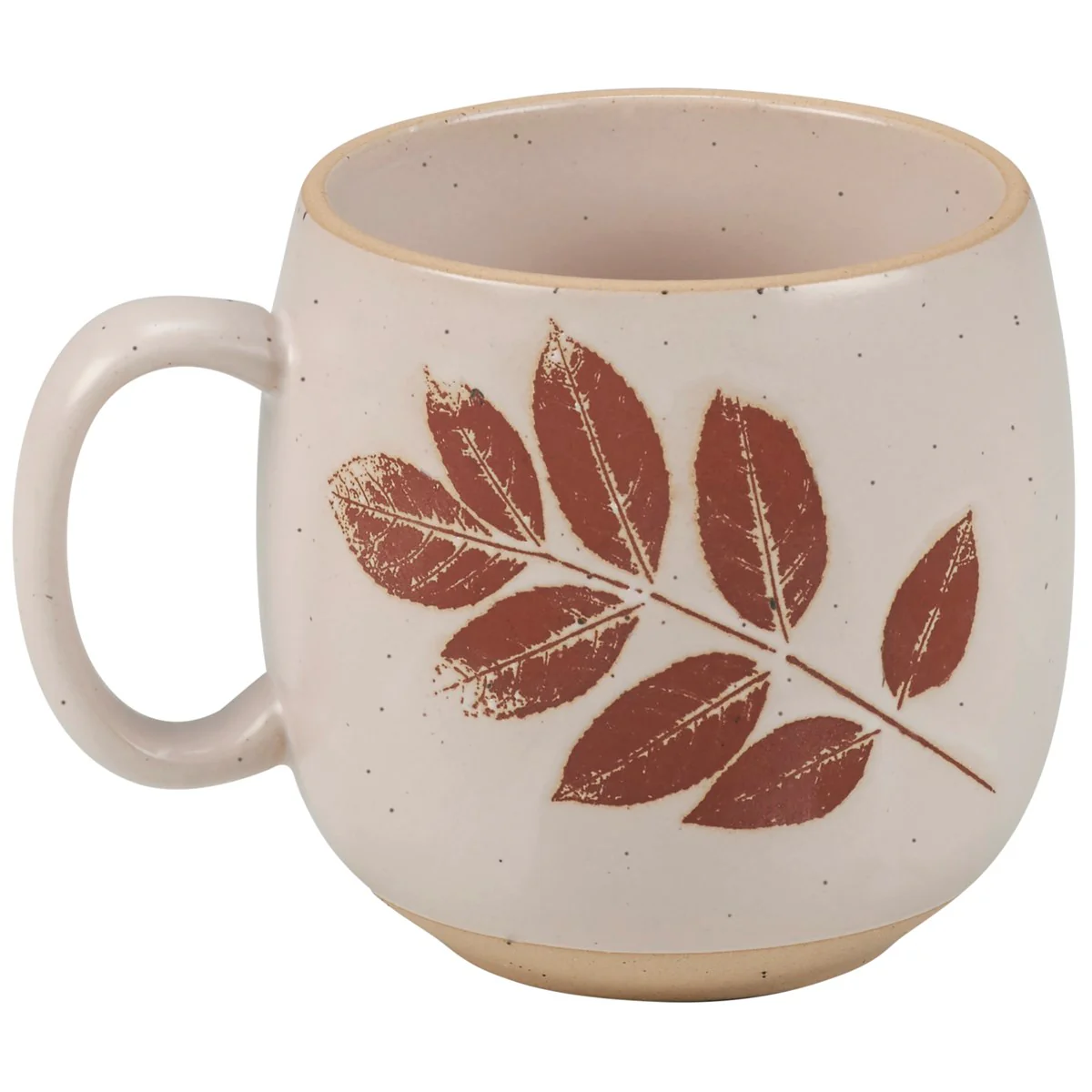 Natural Fall Leaves Stoneware Mug 18 oz - Image 2