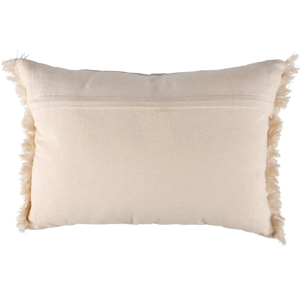 Natural Grasses Embroidered Cottage Accent Pillow - Image 3