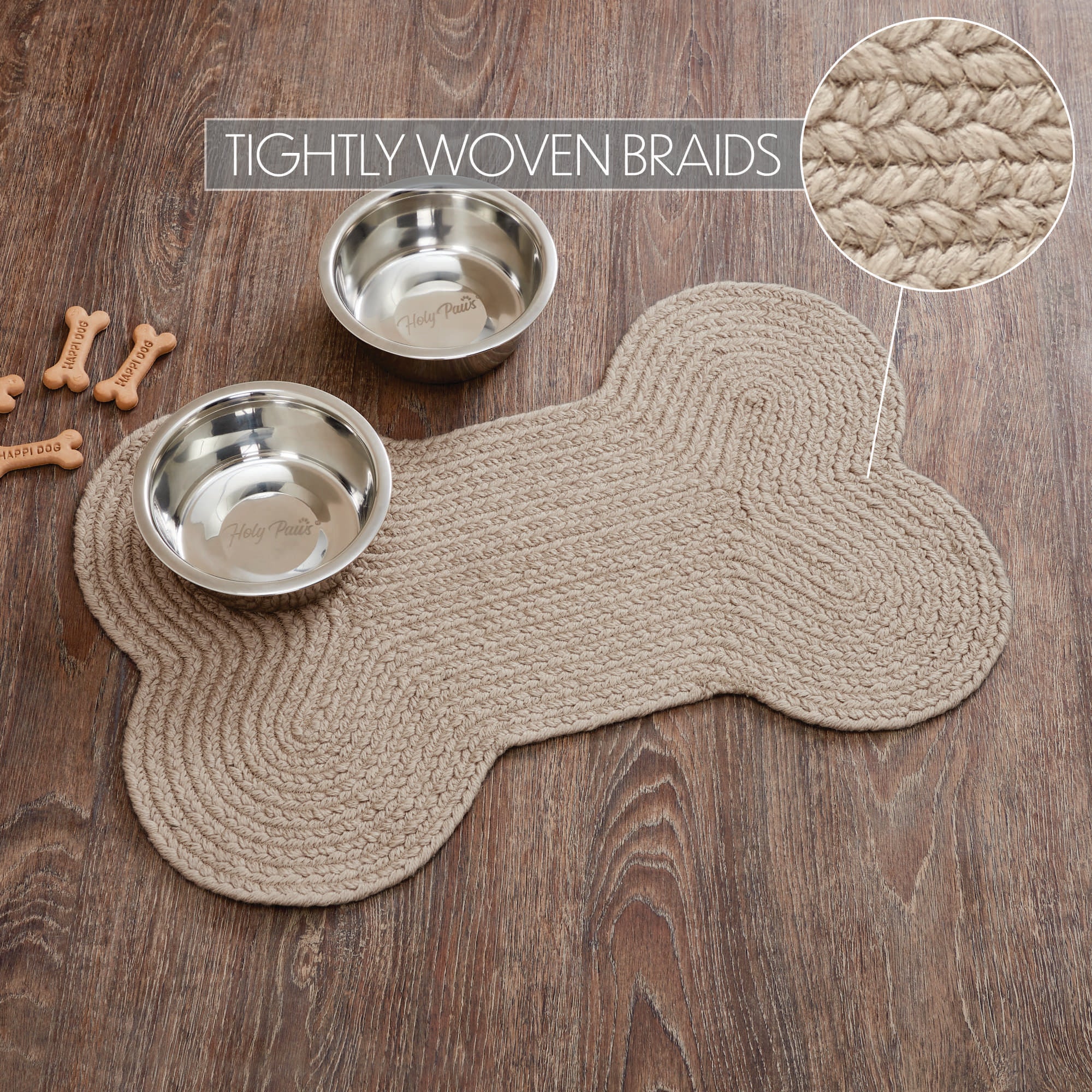 Natural Indoor/Outdoor Medium Bone Rug 15'' x 23'' - Image 4