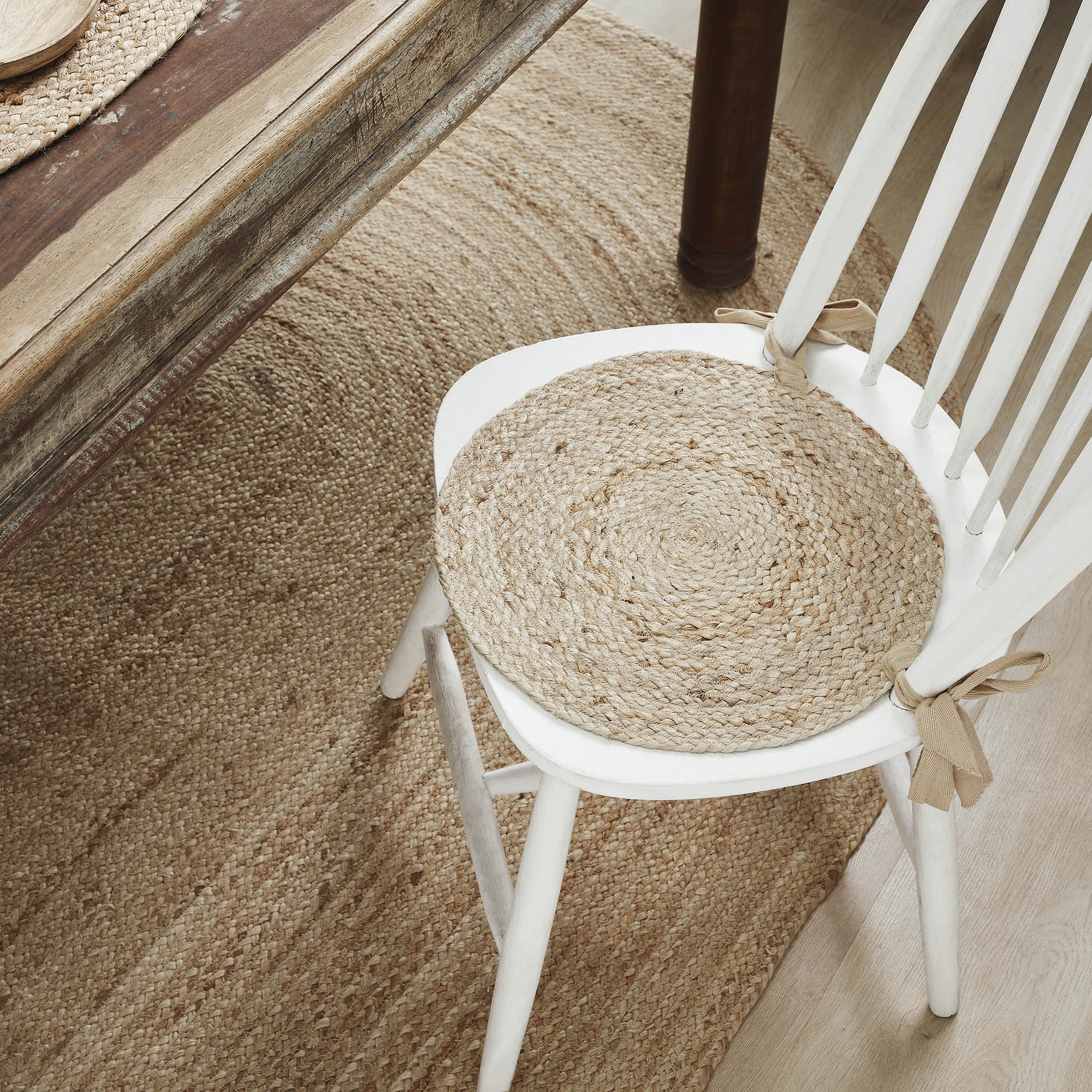Natural Jute Chair Pad 15" Diameter