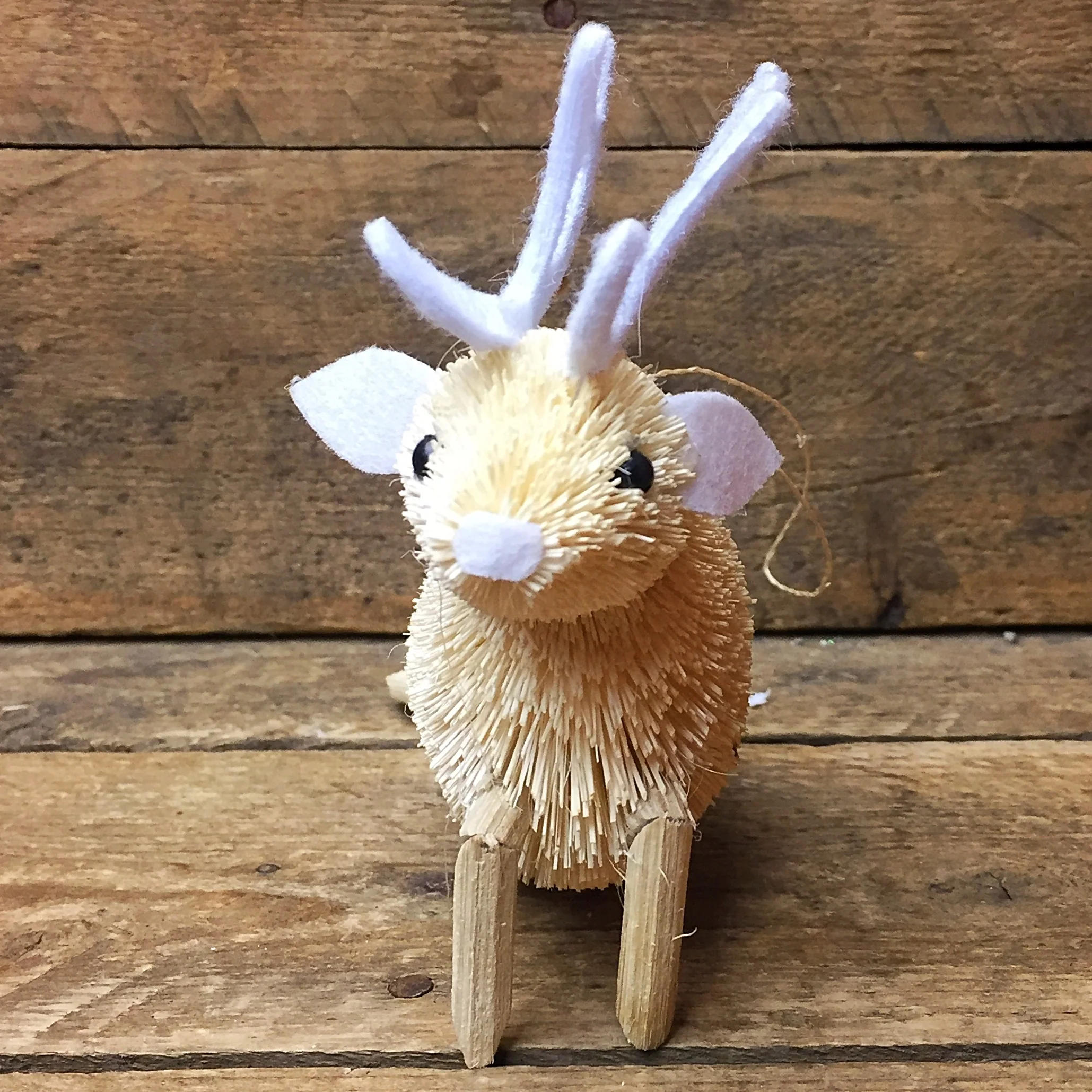 Natural Reindeer Sisal Ornament - Image 2