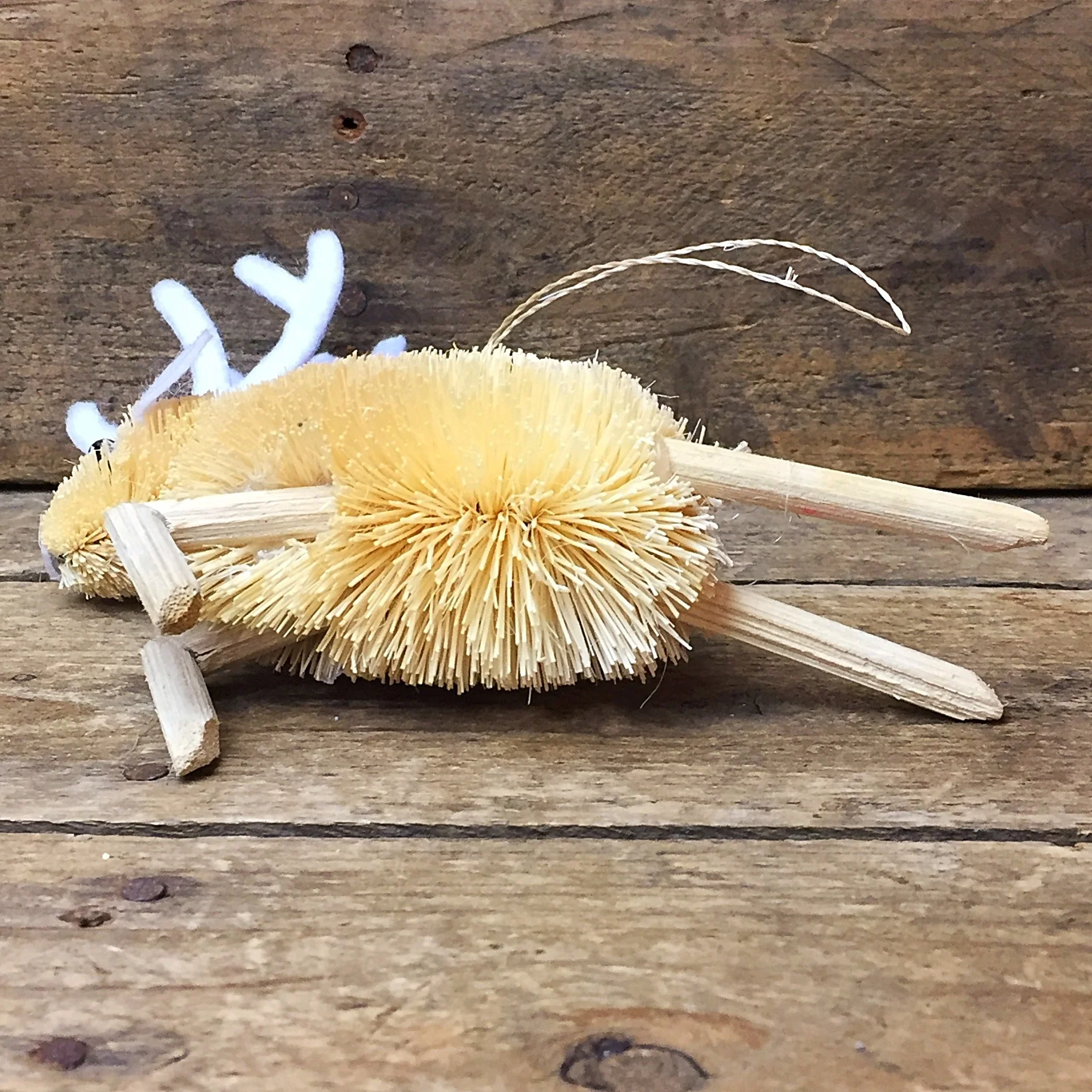 Natural Reindeer Sisal Ornament - Image 3