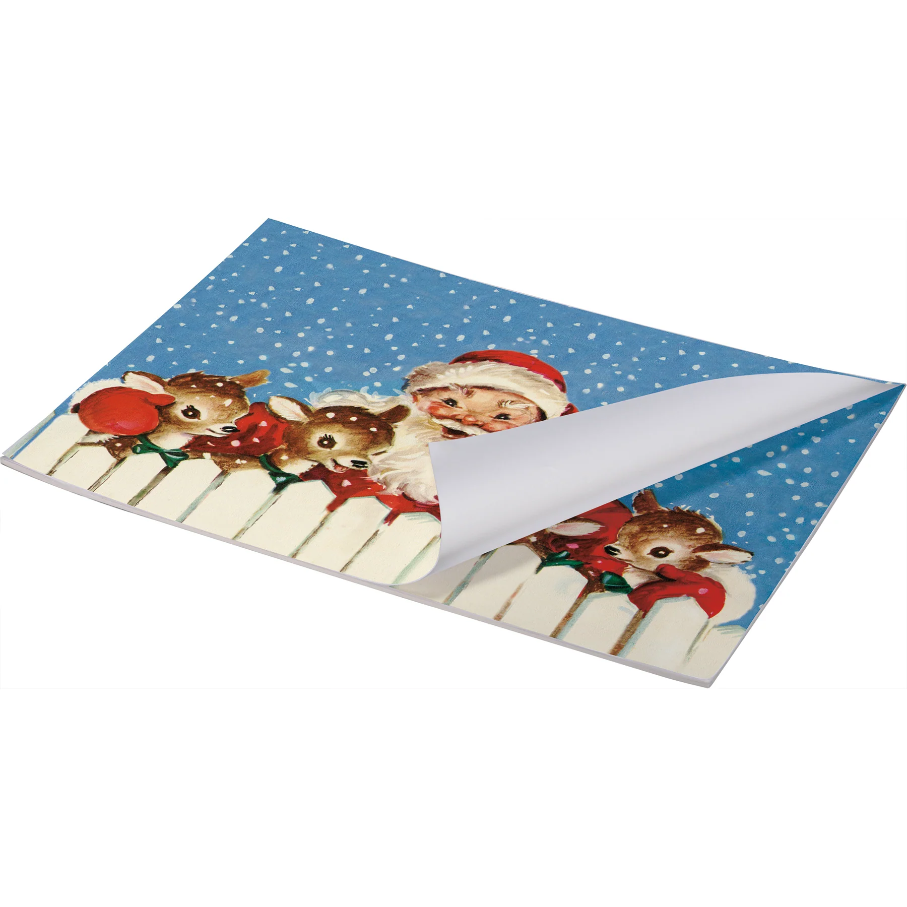 Nostalgic Santa and Friends Paper Placemats Set of 24