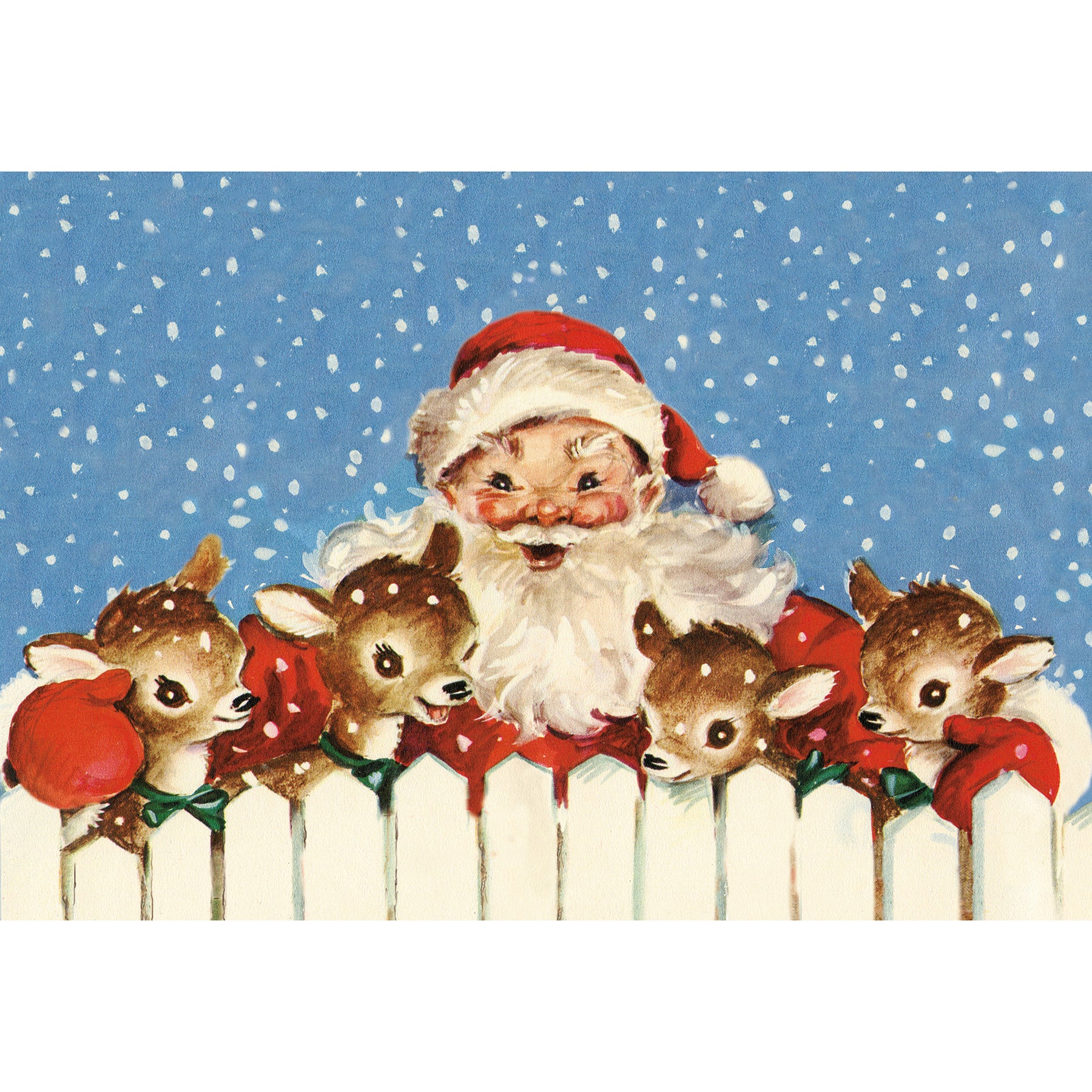 Nostalgic Santa and Friends Paper Placemats Set of 24 - Image 2