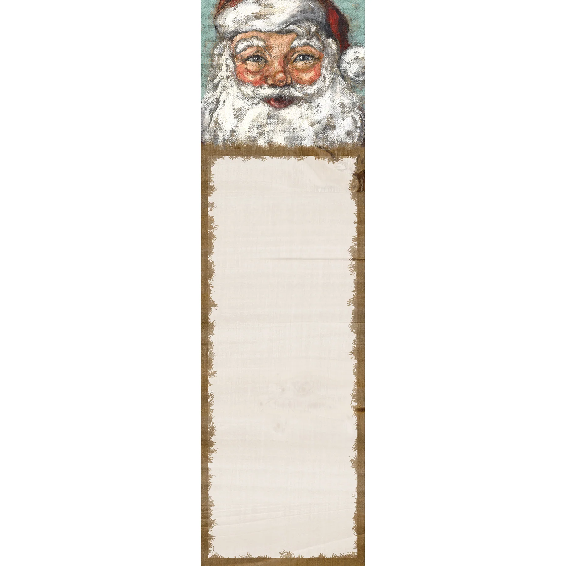 💙 Nostalgic Santa Magnetic List Notepad