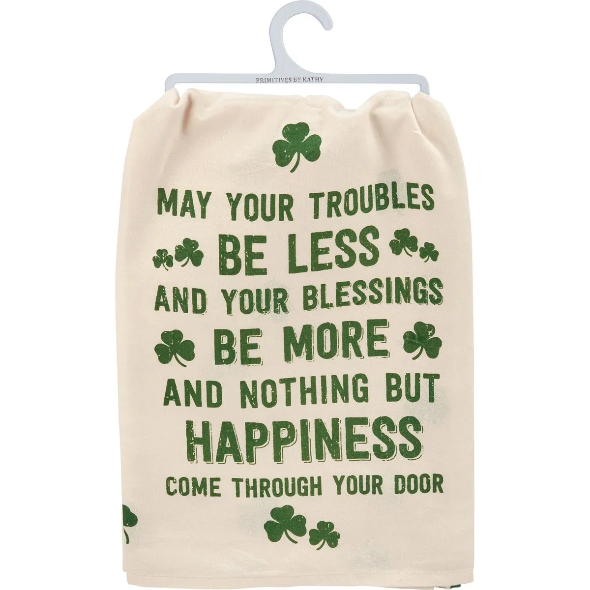 ๐ Nothing But Happiness St Patrick's Day Kitchen Towel
