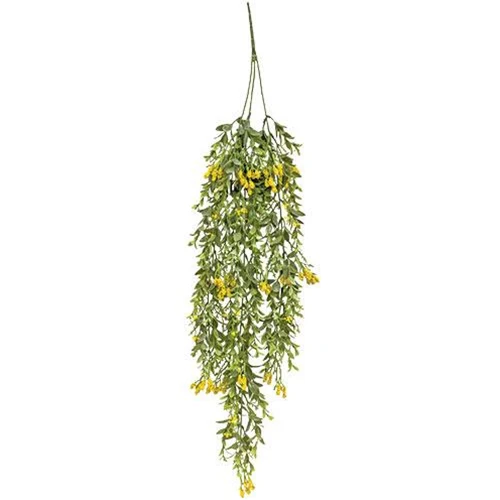 Nottingham Yellow Berry 33" Faux Hanging Vine