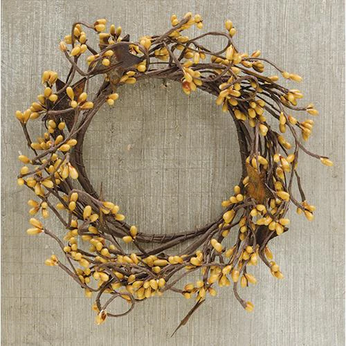 ๐ Old Gold Pip Berry With Rusty Stars 8" Ring