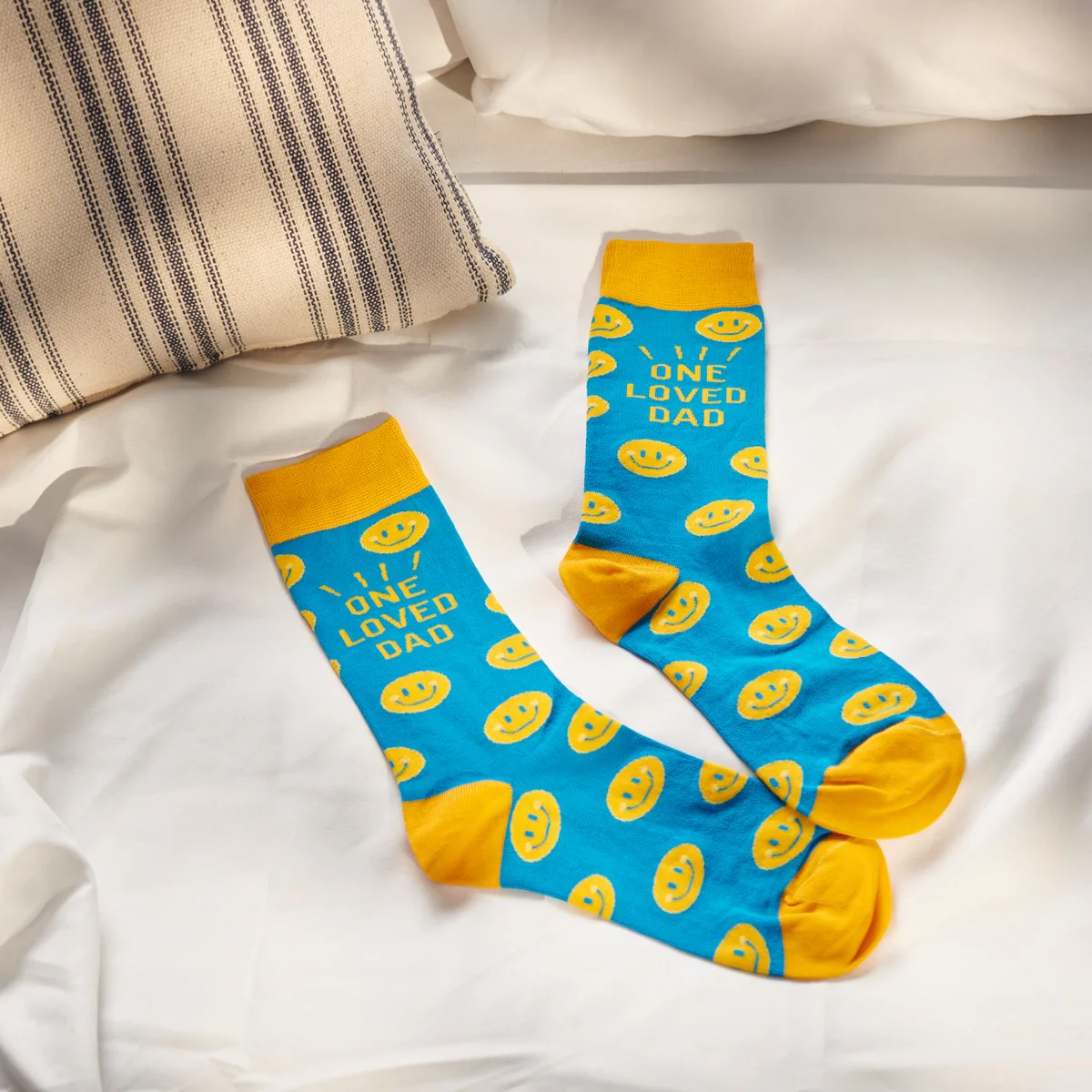 Surprise Me Sale 🤭 One Loved Dad Fun Novelty Socks - Image 2