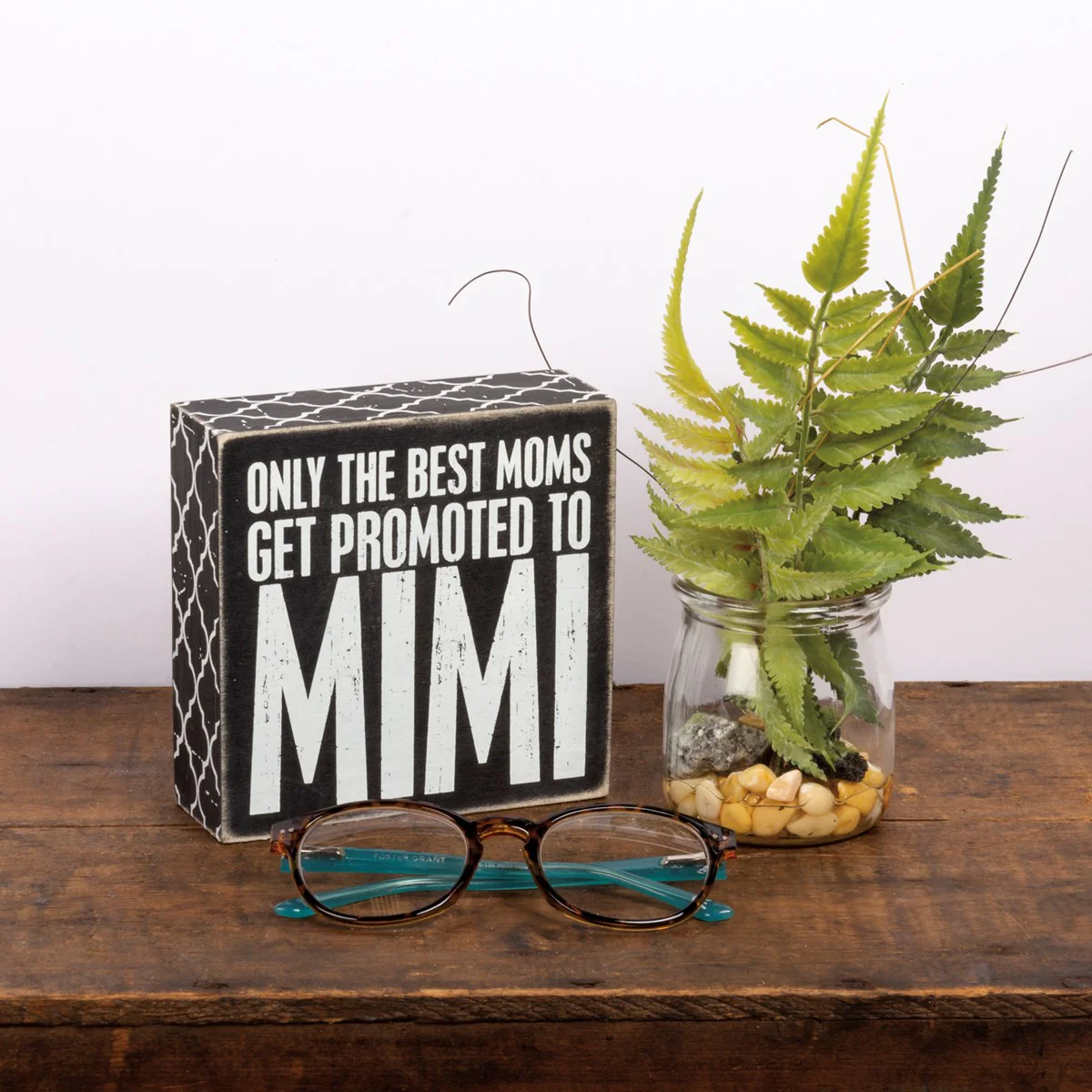 Only The Best Moms Get Promoted To Mimi Small Box Sign - Image 2