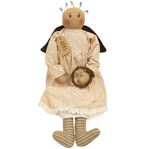 Opal Angel Fabric Primitive Doll