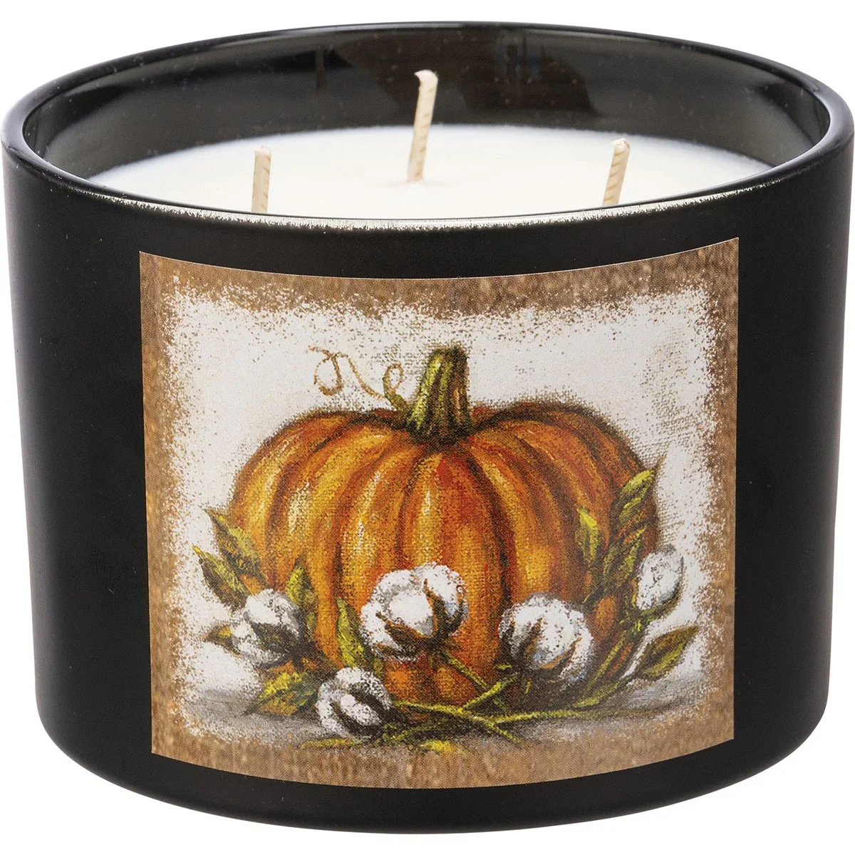 Orange Pumpkin 14 oz Jar Candle Pumpkin Spice Scent - Image 3