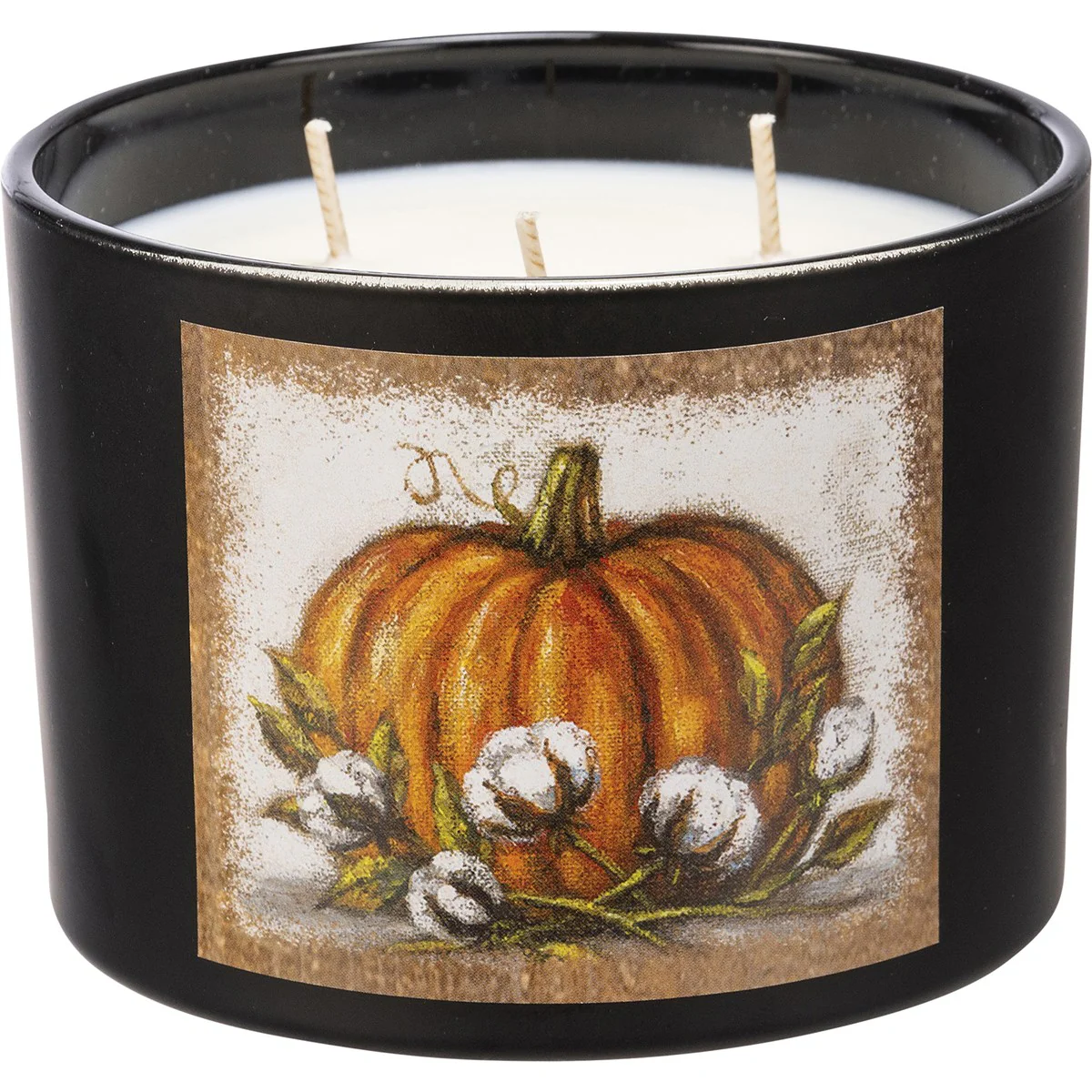 Orange Pumpkin 14 oz Jar Candle Pumpkin Spice Scent - Image 4