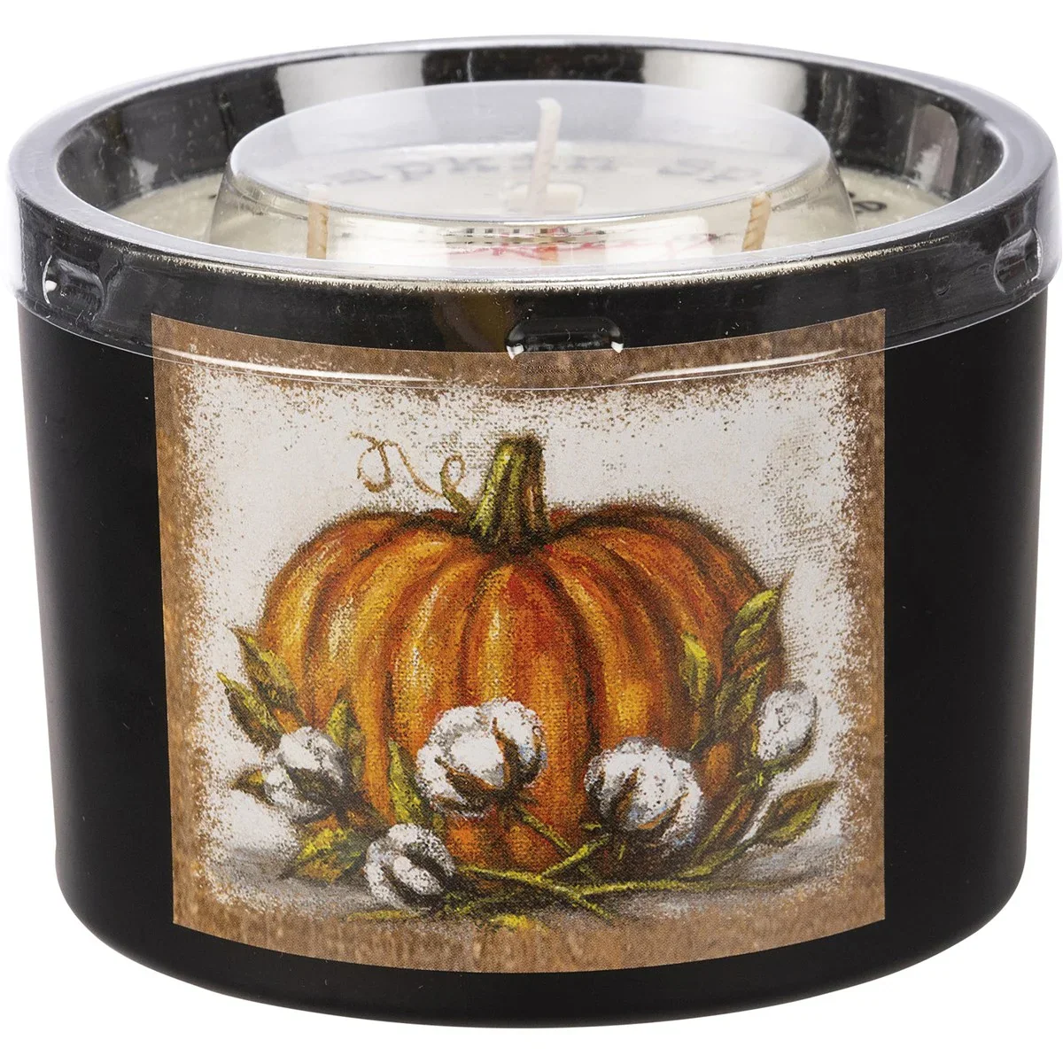 Orange Pumpkin 14 oz Jar Candle Pumpkin Spice Scent - Image 6