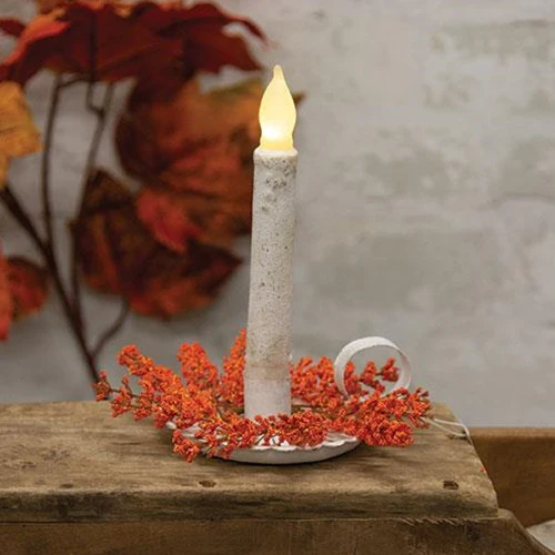 Orange Sallowthorn 6" Mini Faux Floral Ring - Image 2