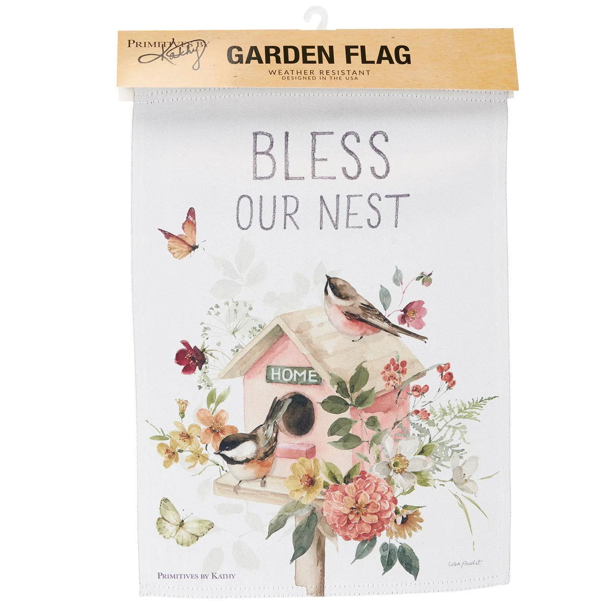 💙 Our Nest Bird and Birdhouse Garden Flag - Image 4