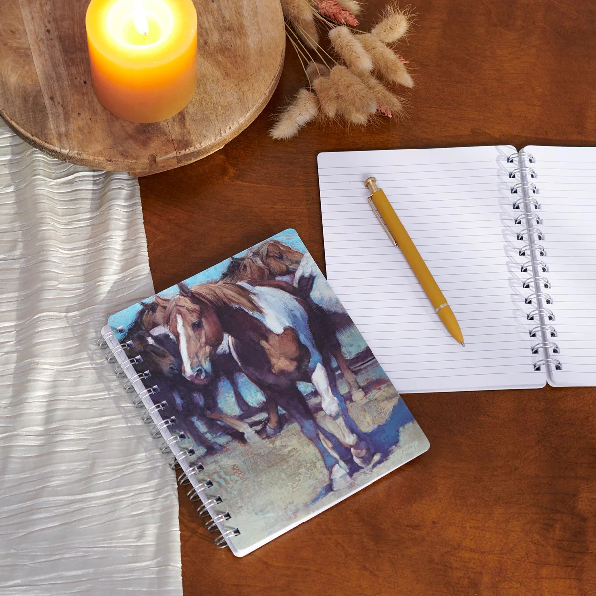 💙 Painted Horse Spiral Notebook - Image 3