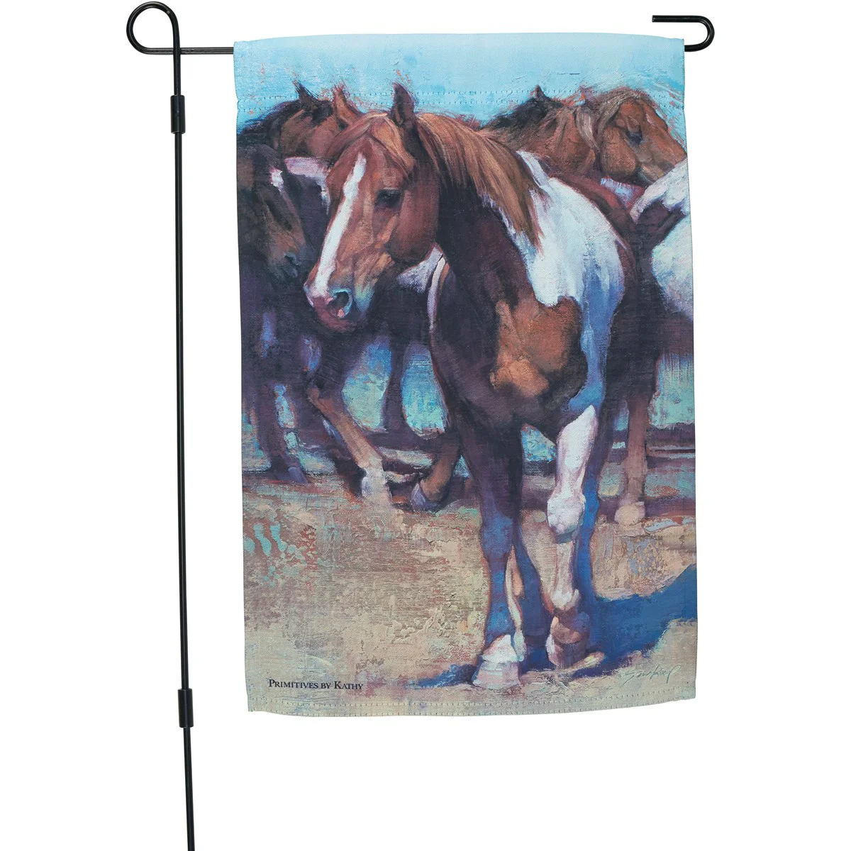Surprise Me Sale 🤭 Painted Horses Double Sided Garden Flag