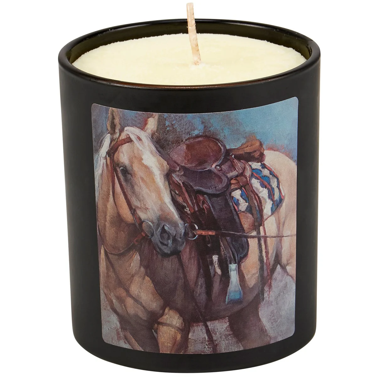Palomino Horse 8 oz Jar Candle Sandalwood Scent - Image 2