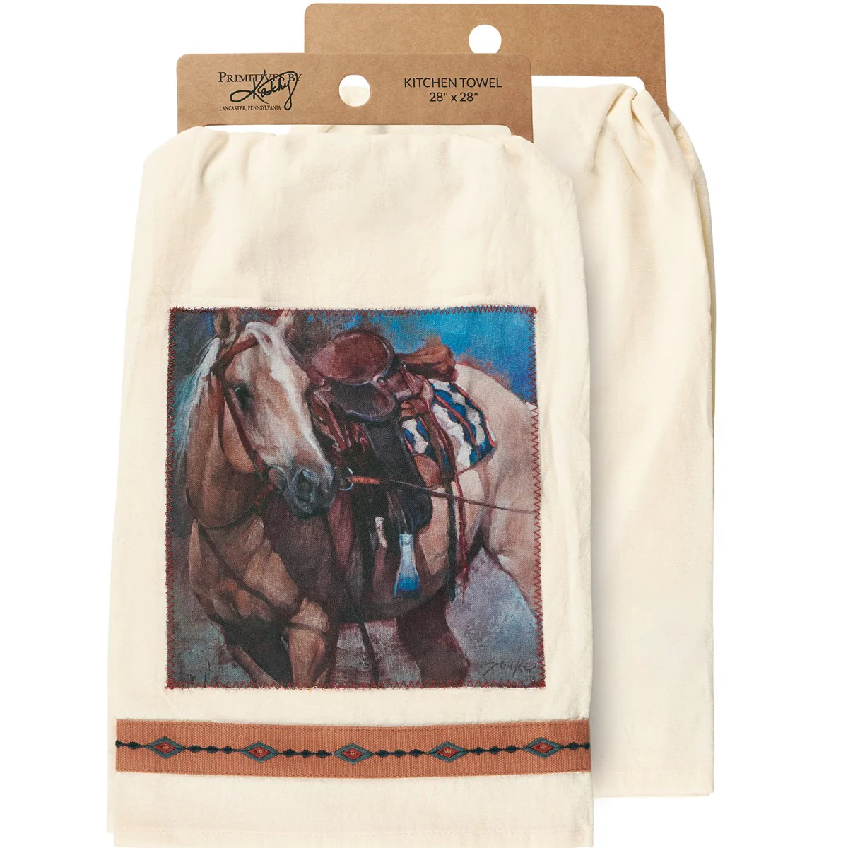 Palomino Horse Western Kitchen Towel - Image 2