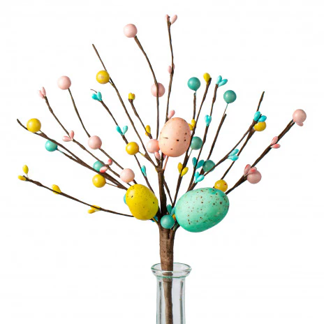 💙 Pastel Easter Eggs 13" Faux Pick