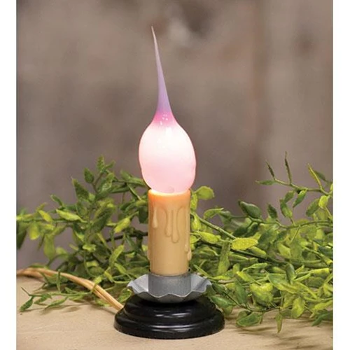 Pastel Purple 4W Bulb with Candelabra Base - Image 2