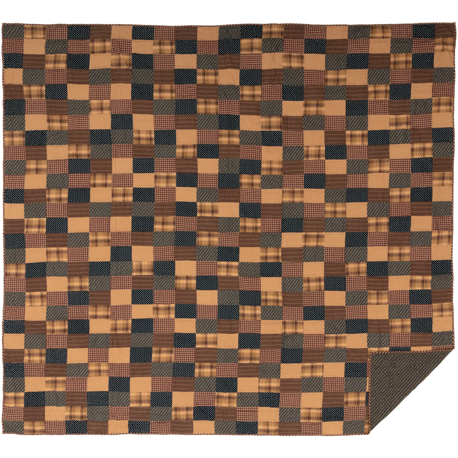 Patriotic Patch California King Quilt - Image 3