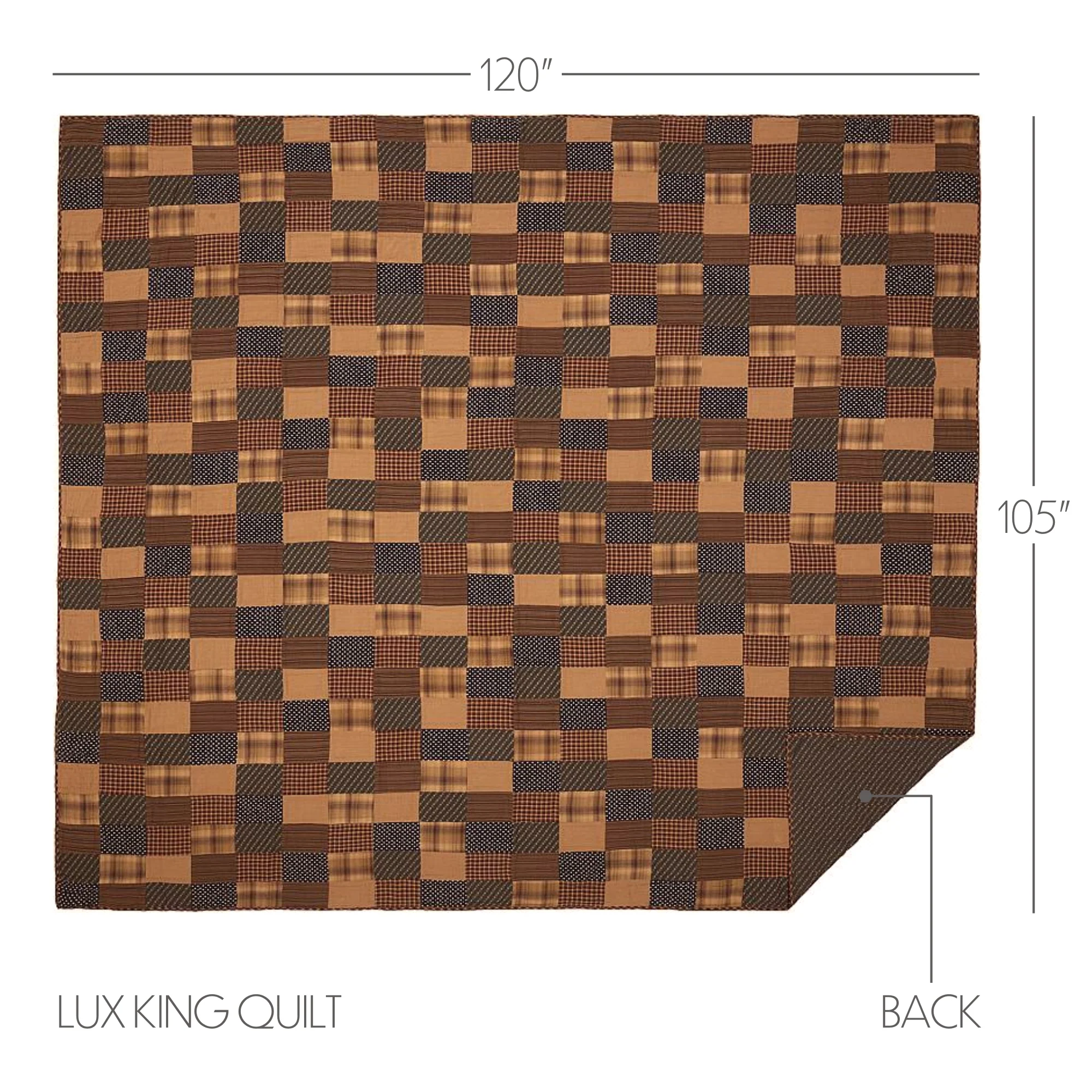 Patriotic Patch Luxury King Quilt - Image 5