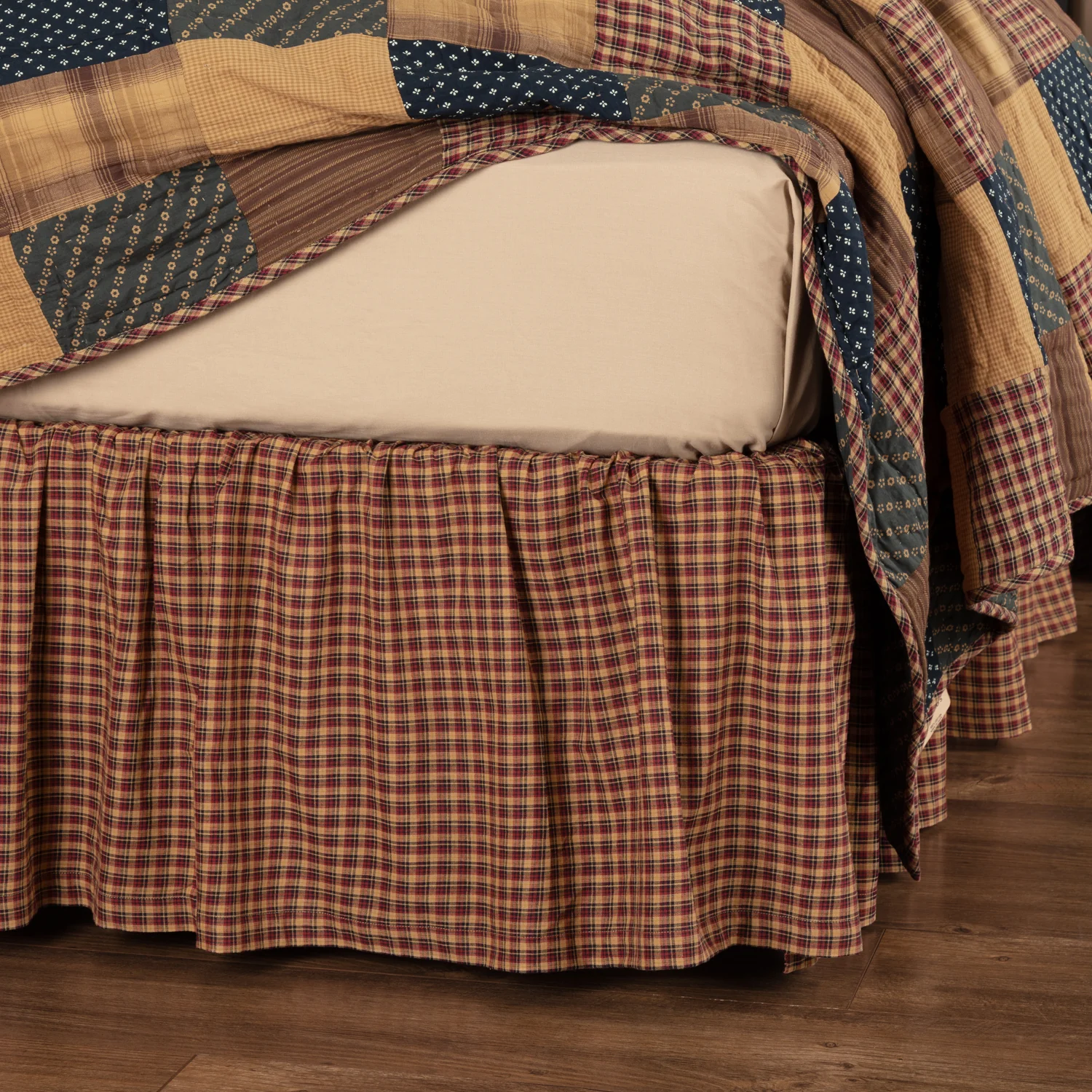 Patriotic Patch Queen Bed Skirt - Image 5