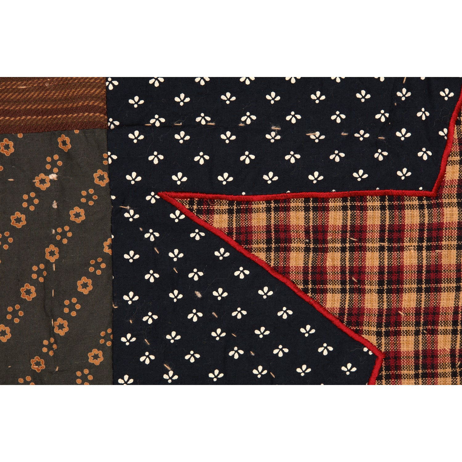 Patriotic Patch Quilted Throw 50" x 60" - Image 5