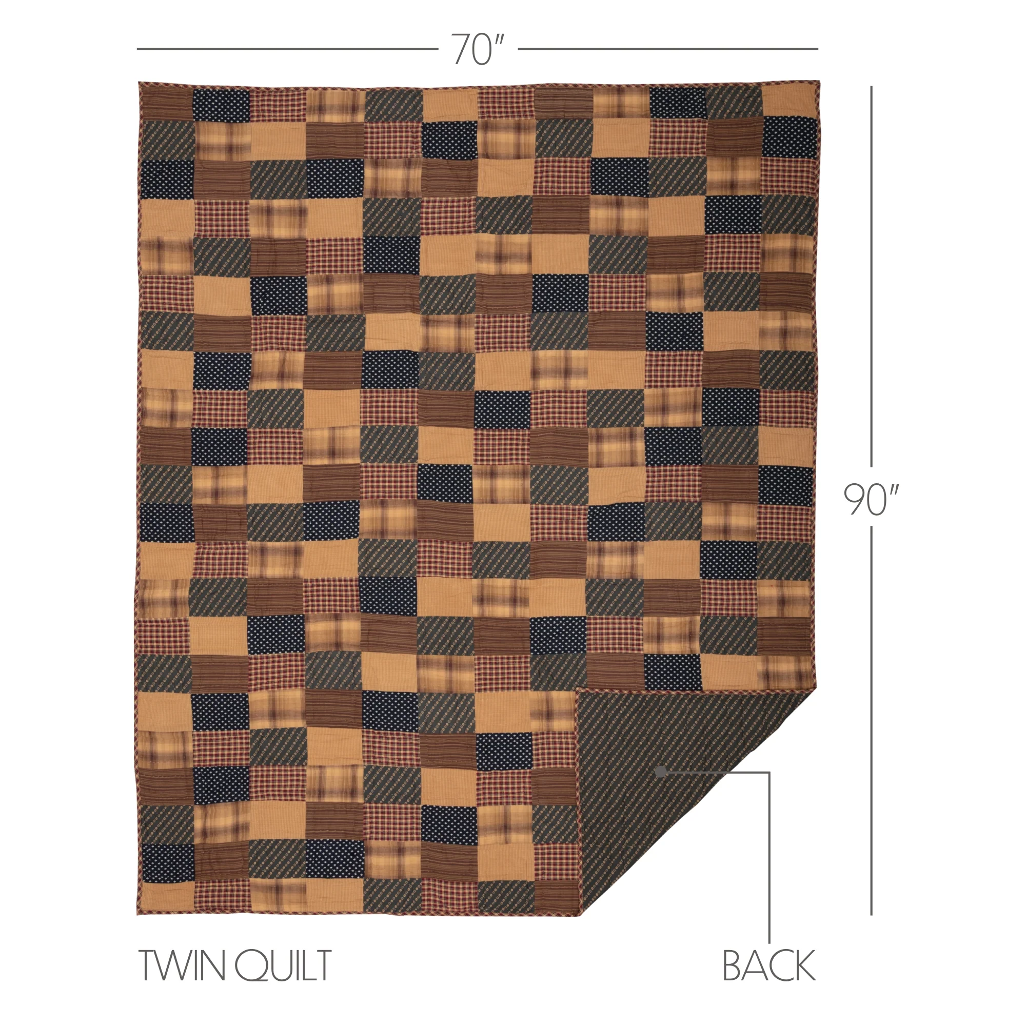 Patriotic Patch Twin Quilt - Image 6
