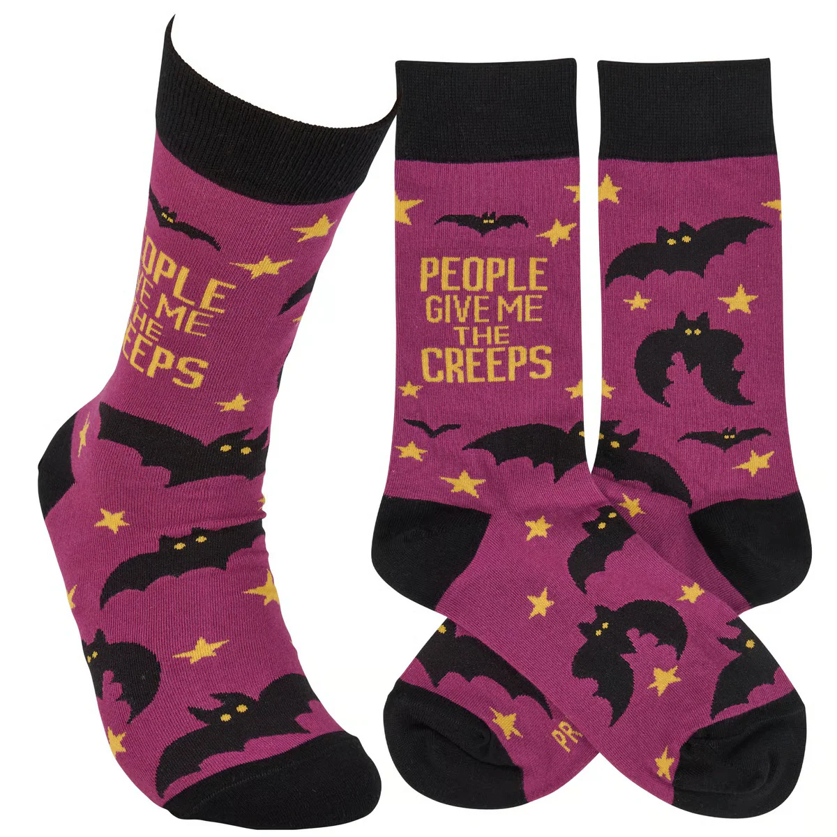 People Give Me The Creeps Fun Halloween Socks