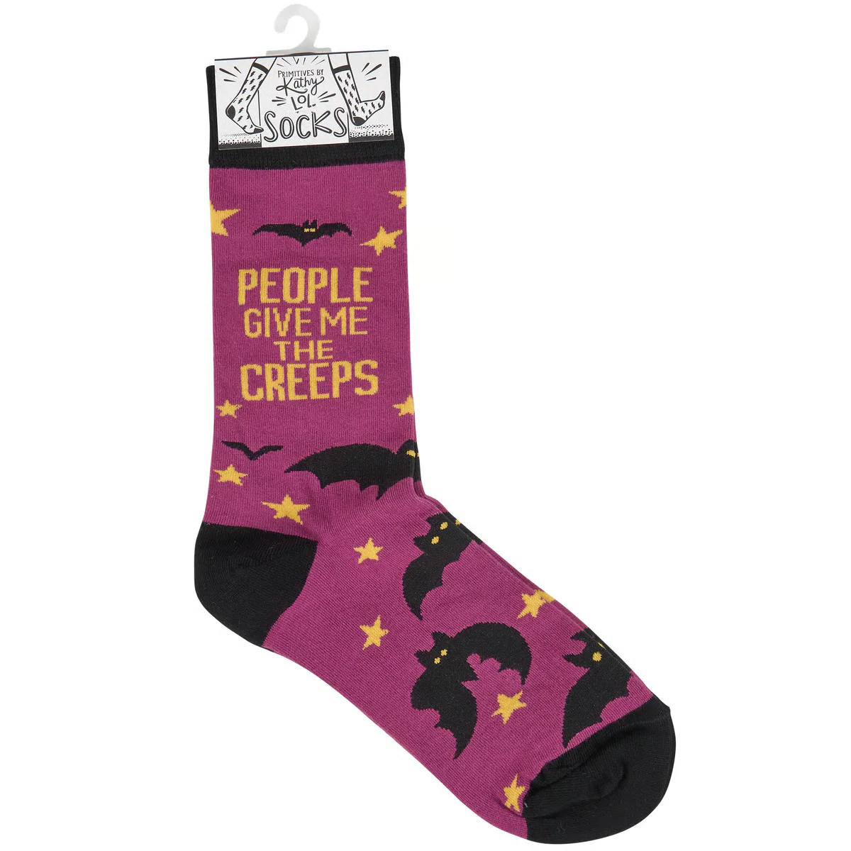 People Give Me The Creeps Fun Halloween Socks - Image 4