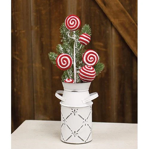 Peppermint Ball & Lollipop 23.5" Spray - Image 2