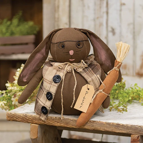 ๐ Peter Bunny Doll with Glasses & Carrot - Image 2