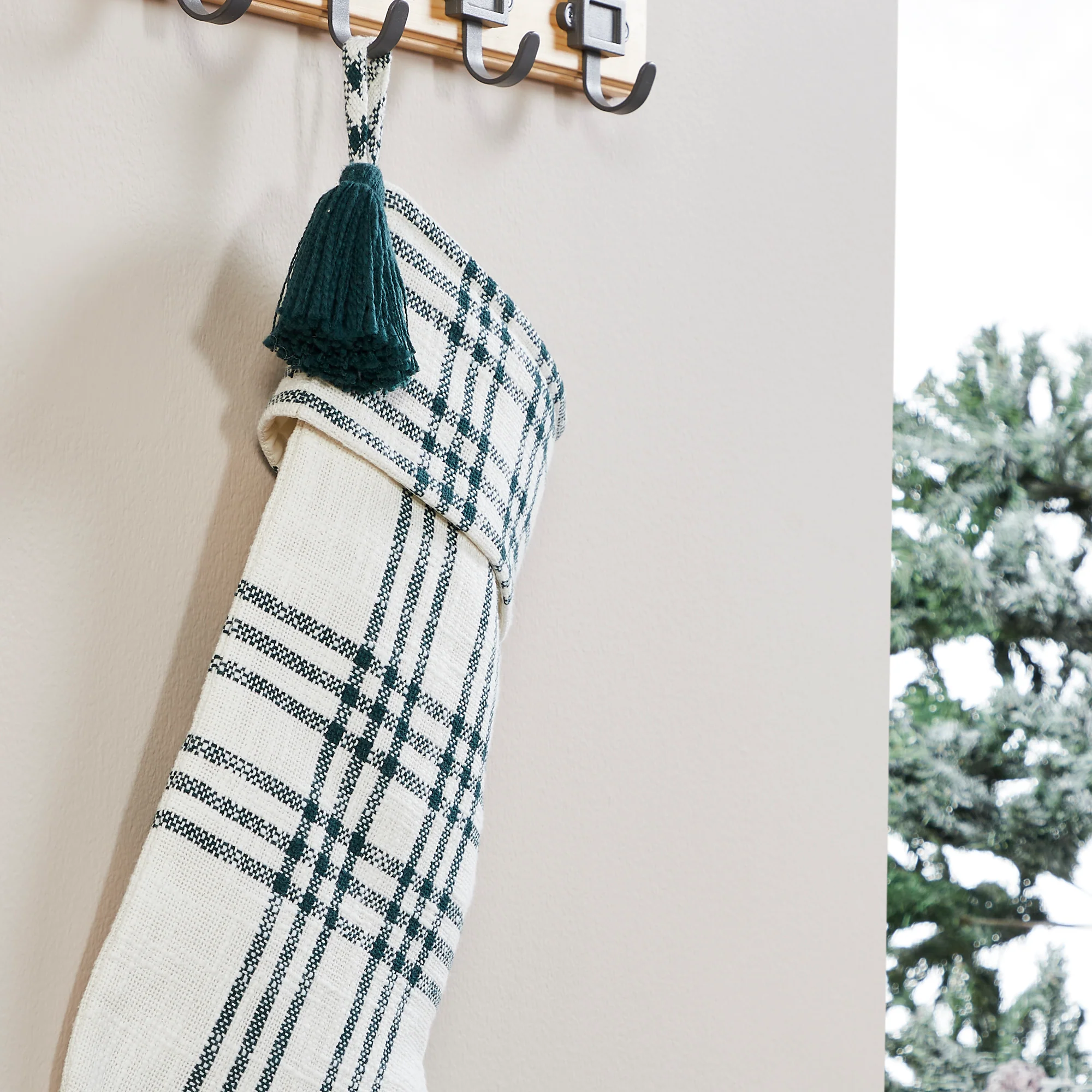 Pine Grove Plaid 20" Christmas Stocking - Image 3