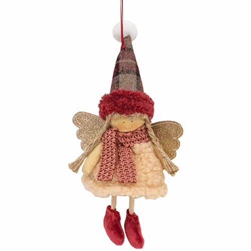 DAY 21 ✨ 25 Days of Ornaments ✨ Pink Angel Doll Ornament